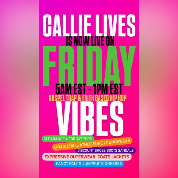 Shop CALLIE LIVES LIVE SALE AUCTIONS - SHOP LIKE U MEAN IT OR STAY NAKED FRIDAYS - Picture 4 of 4